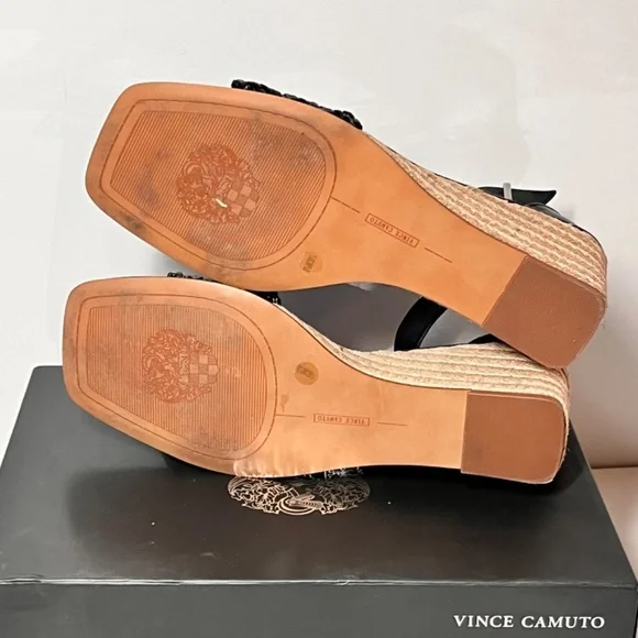 Vince Camuto Bretandi Adjustable Espadrille Wedge Sandals - Picture 4 of 4